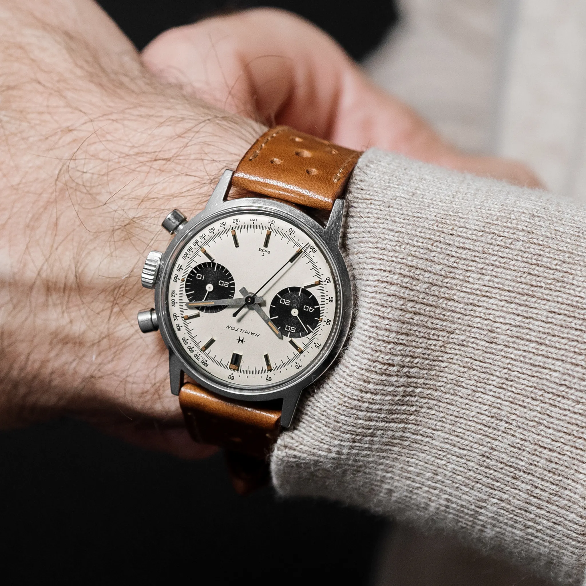 1960s Hamilton 'Panda' Chronograph Ref. 7723