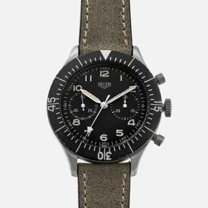 1970s Heuer Bundeswehr Flyback Chronograph 'Civilian' Ref. 1550 SG