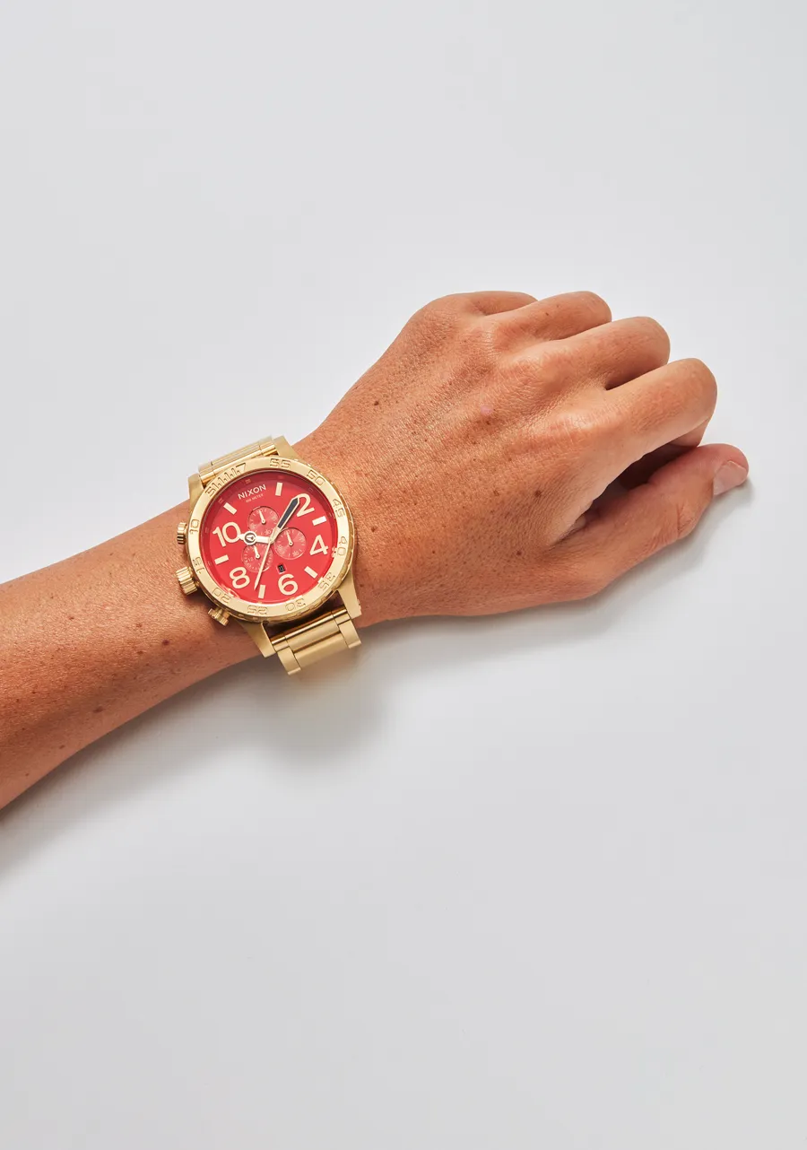 51-30 Chrono - Gold / Red