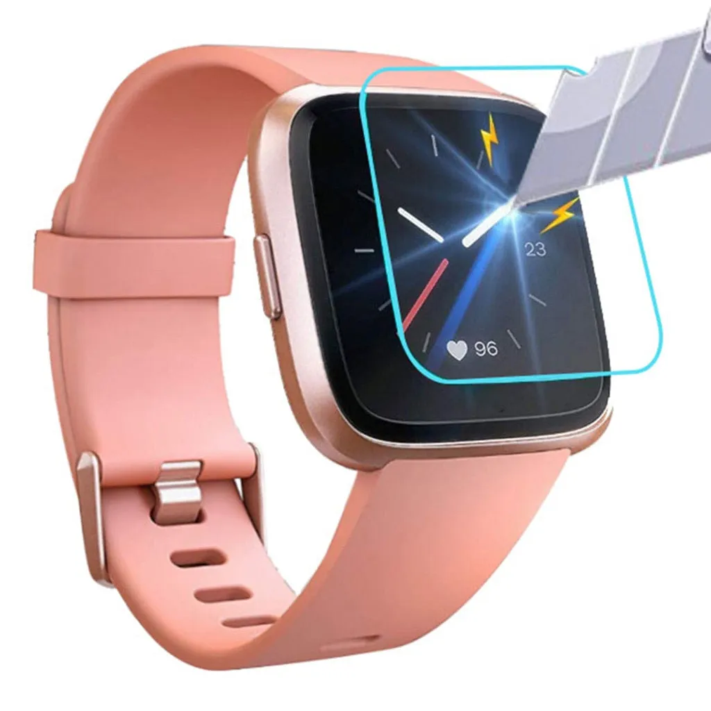 5/3/1 Pack Tempered Glass Screen Protector for Fitbit Versa Lite  Smartwatch