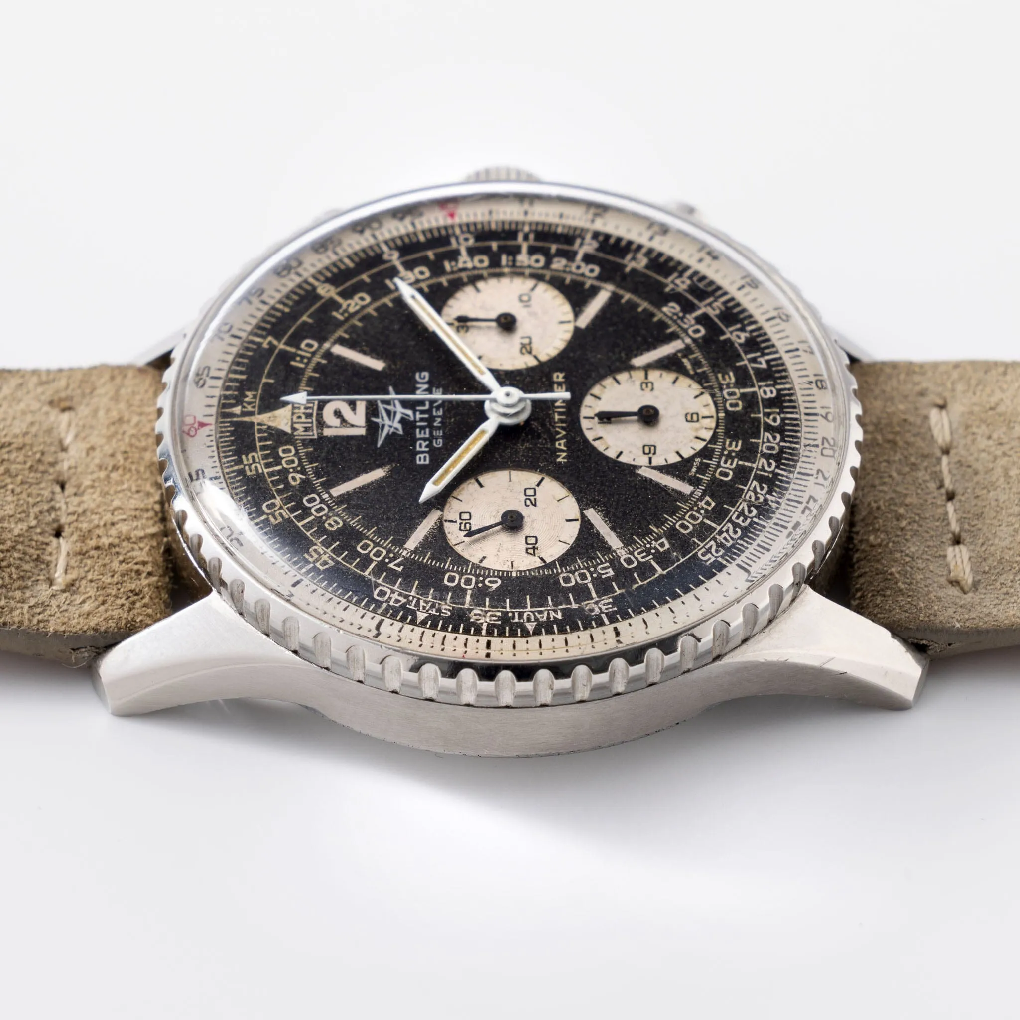 Breitling Navitimer Black Twin Jet Dial Ref 806