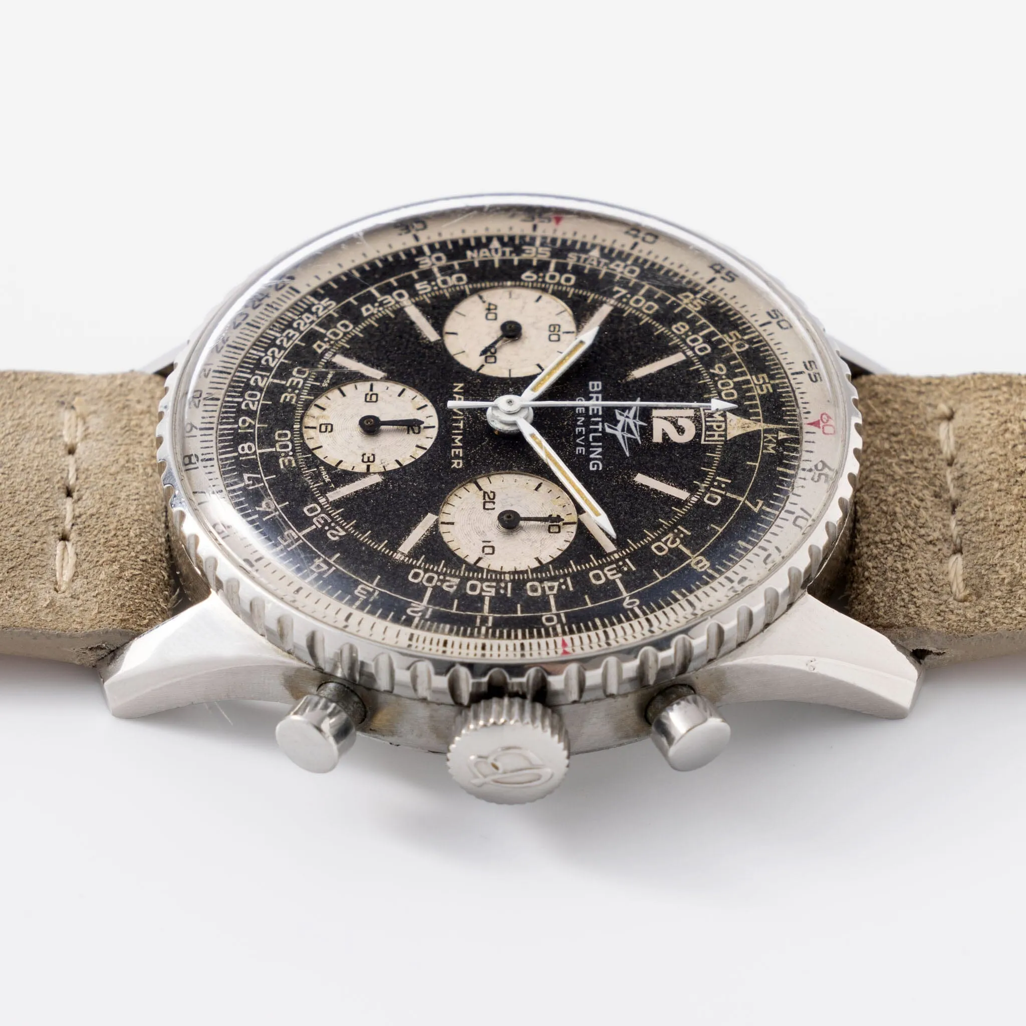 Breitling Navitimer Black Twin Jet Dial Ref 806