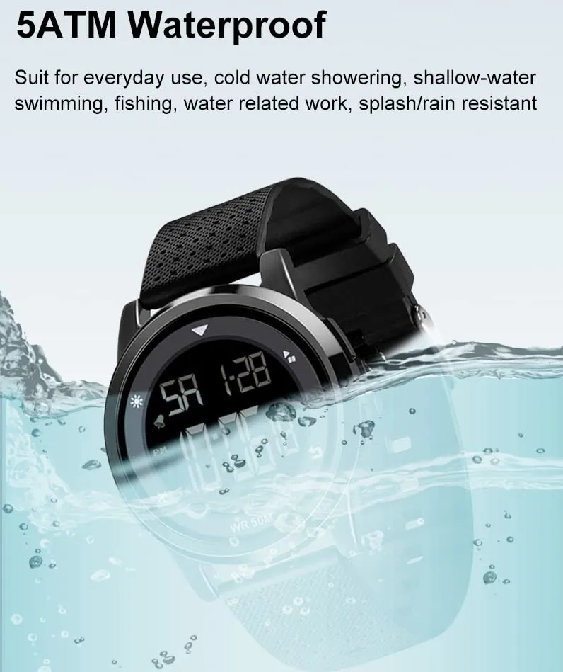 CakCity Ultra-Thin Alloy Case Men and Women Outdoor Waterproof Sports and Leisure Watches