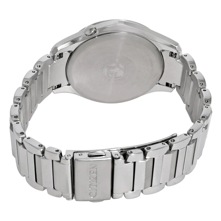 Citizen Modena Eco-Drive Silver Dial Ladies Stainless Steel Watch EM0590-54A