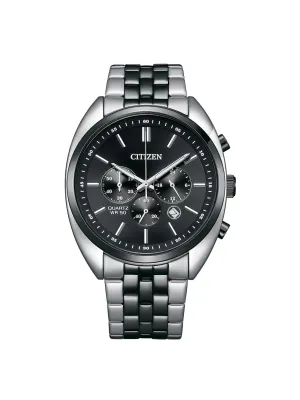 Citizen Non Eco Drive 42 mm Size Black Dial Men Chronograph Watch - AN8218-54E