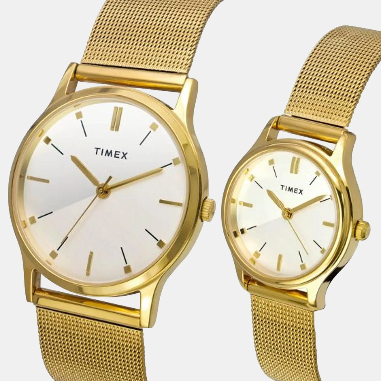 Couple Silver Couple Analog Stainless Steel Watch TW00PR276