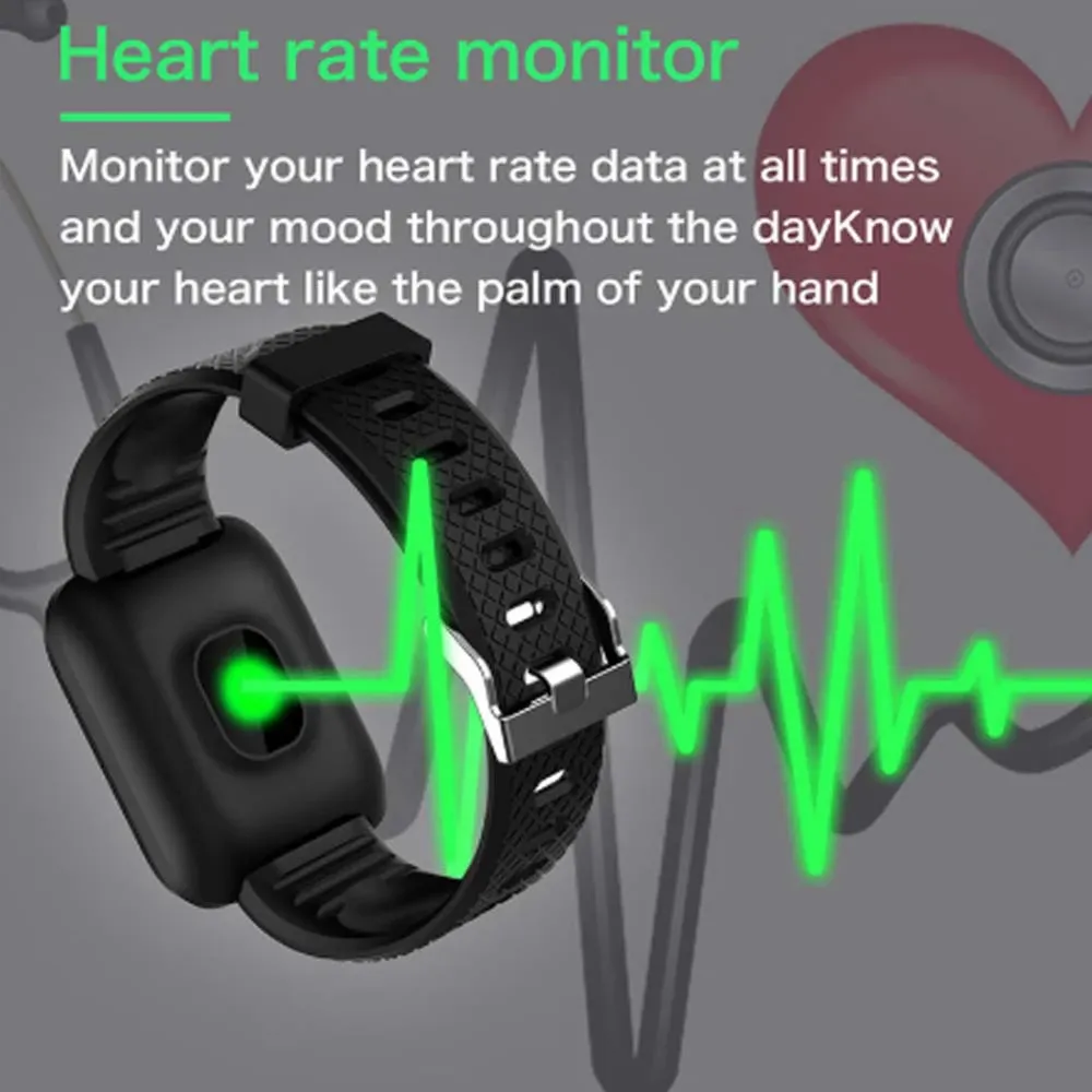 D13 Smart Watches Heart Rate 116 Plus Smart Touch Watch Wristband Sports Watches Smart Band Men Women Smartwatch For Android