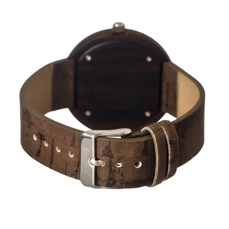 Earth Wood Ligna Leather-Band Watch