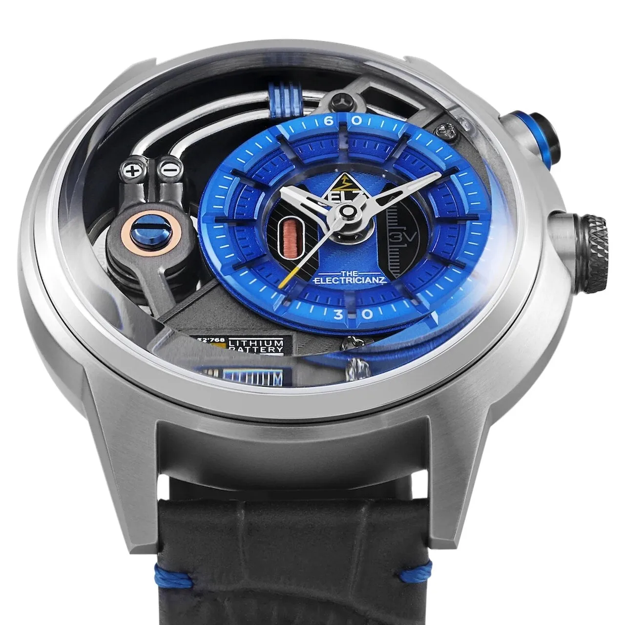 Electricianz SteelZ The Stone Z Blue Mens Watch  ZZ-A3C/02