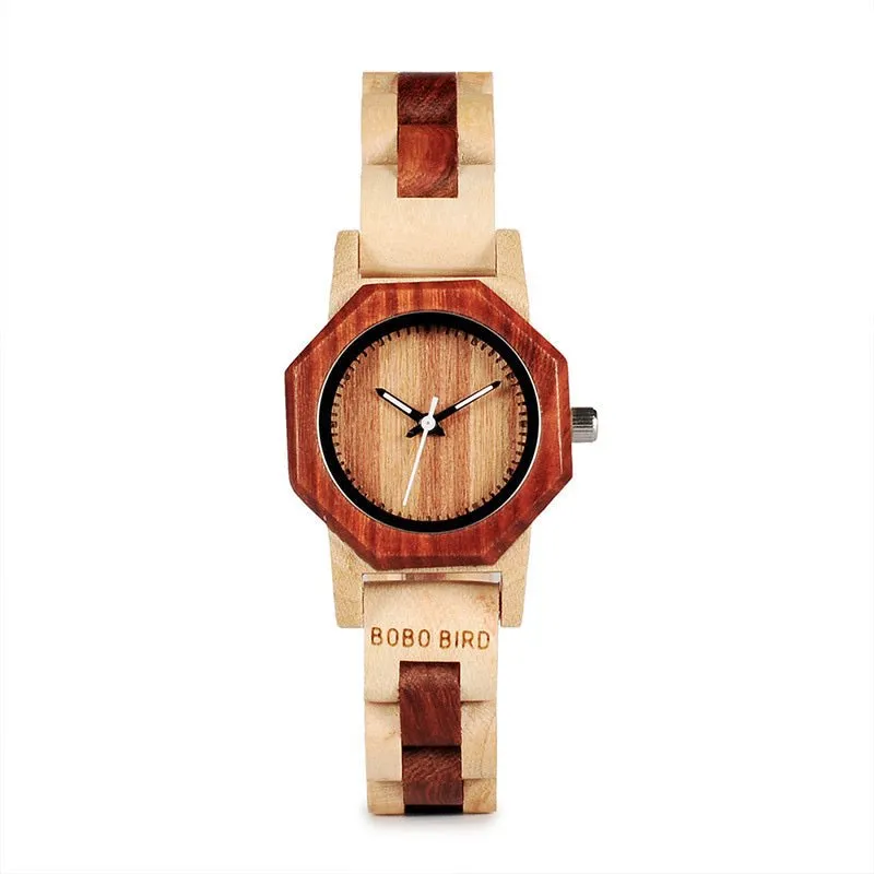 Fashion Retro Simple Ladies Women's Wooden Watch