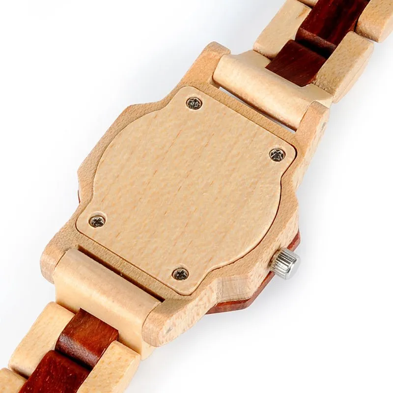 Fashion Retro Simple Ladies Women's Wooden Watch