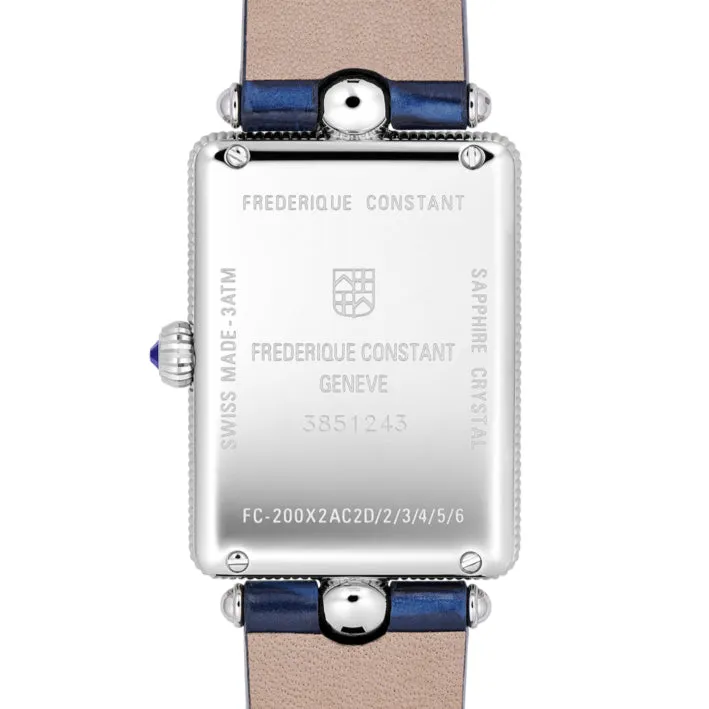 Frederique Constant Ladies Fc Art Deco Blue Watch FC-200MPW2AC2D6