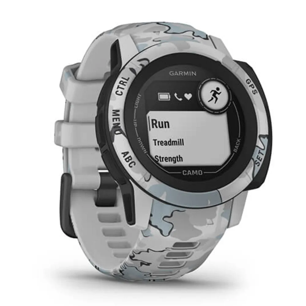 Garmin Instinct 2S Mist Camo Edition Silicone Band GPS Built for All Elements Multi-GNSS Support Smartwatch - 010-02563-13