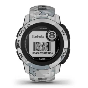 Garmin Instinct 2S Mist Camo Edition Silicone Band GPS Built for All Elements Multi-GNSS Support Smartwatch - 010-02563-13