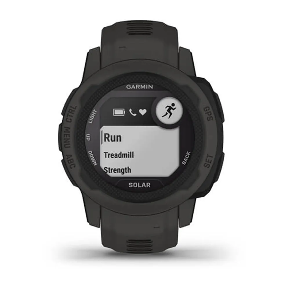 Garmin Instinct 2S Solar Graphite Health Monitoring GPS Smartwatch- 010-02564-10