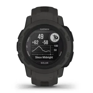 Garmin Instinct 2S Solar Graphite Health Monitoring GPS Smartwatch- 010-02564-10