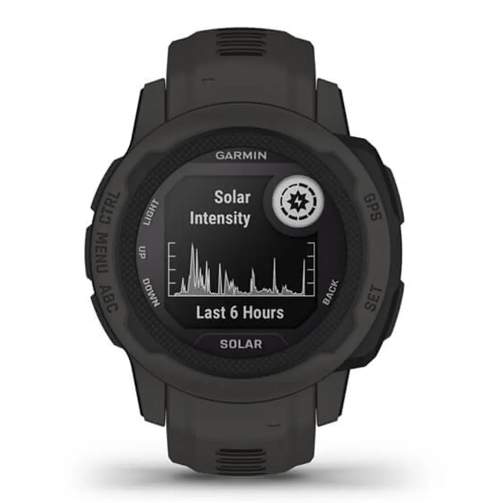 Garmin Instinct 2S Solar Graphite Health Monitoring GPS Smartwatch- 010-02564-10