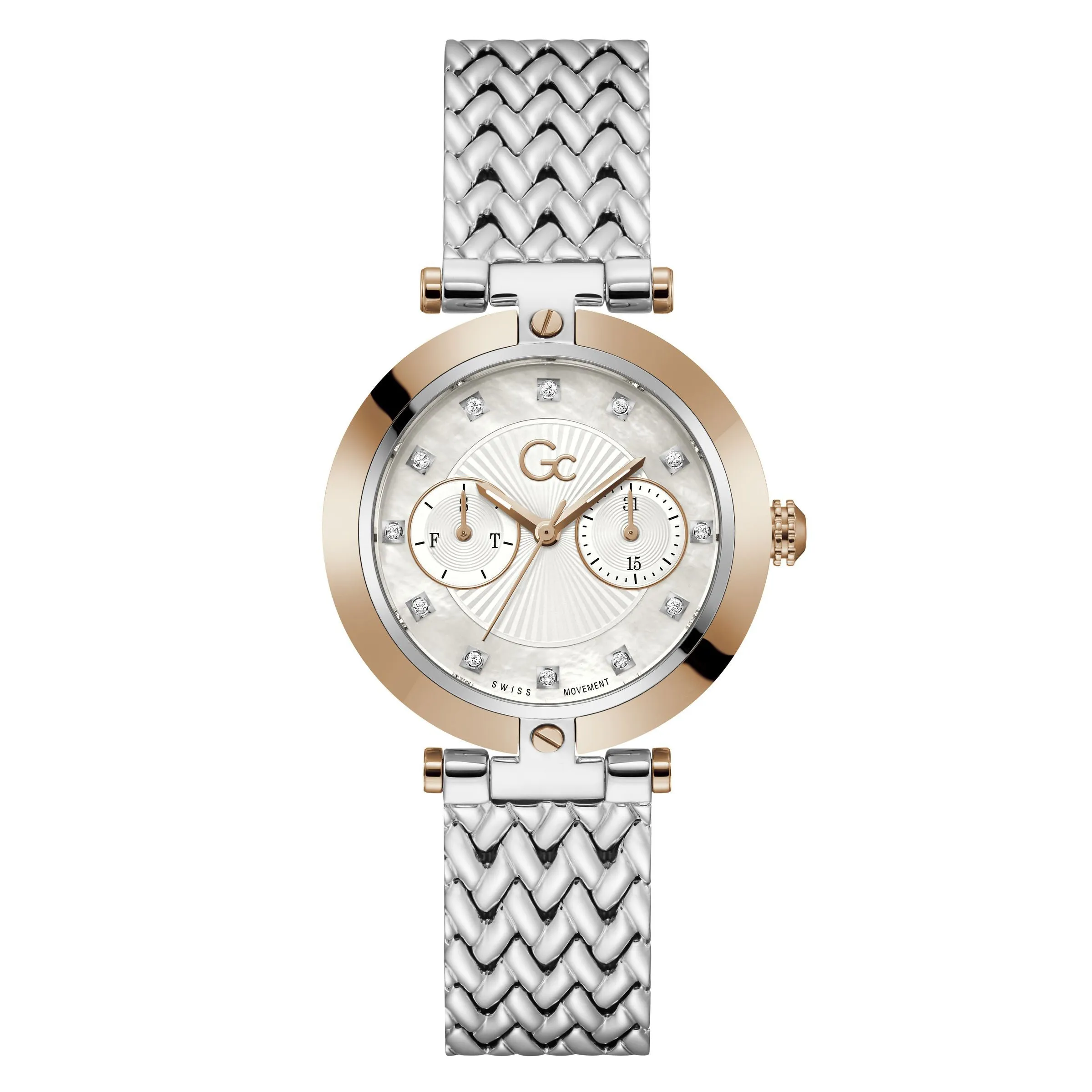 Gc Vogue Ladies White Watch Z21006L1MF