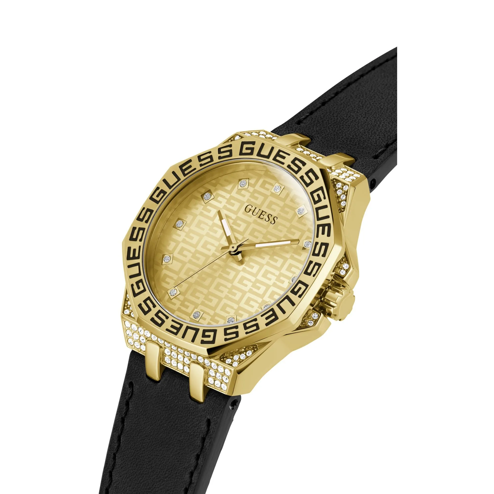 Guess Champagne Dial Analog Women Watch - GW0547L3