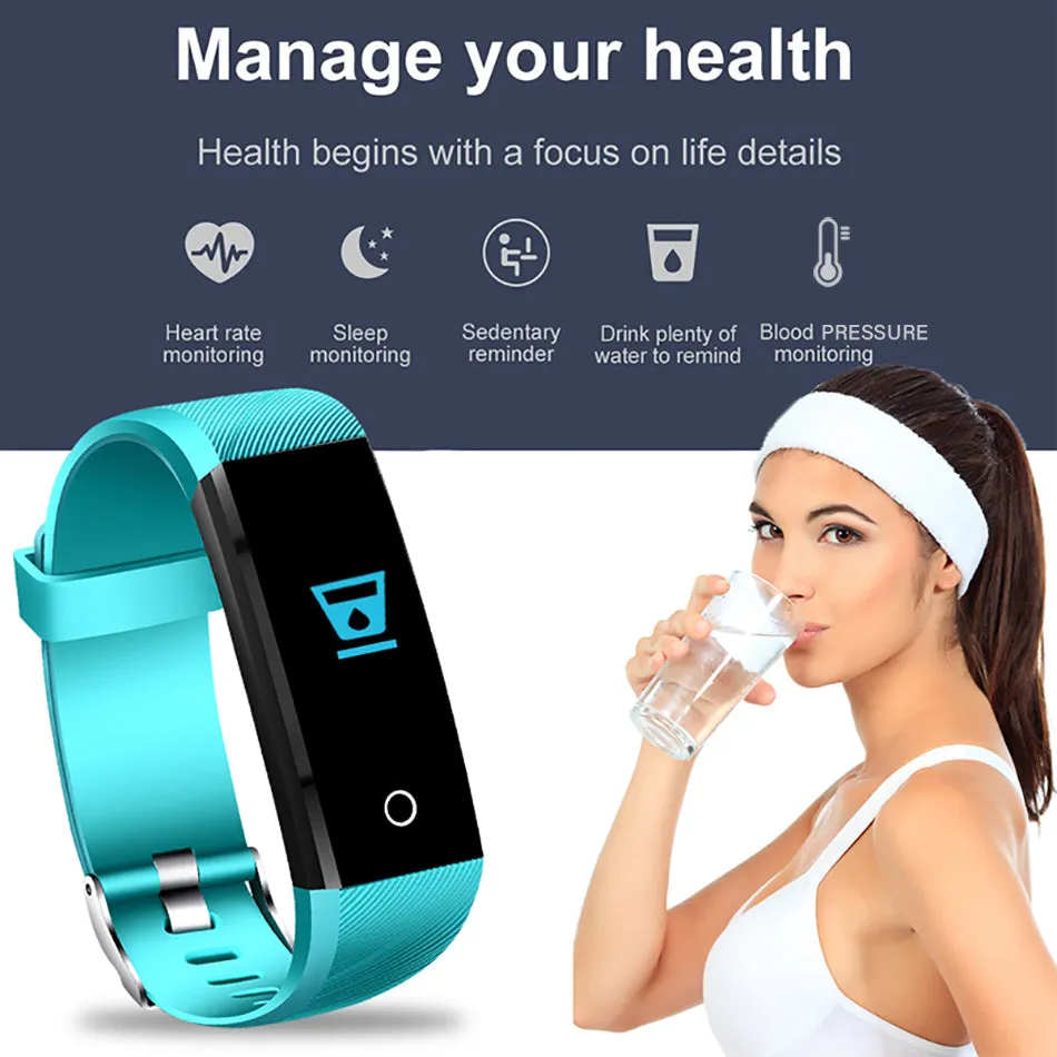 LIGE 2019 Smart Fitness Watch with Heart Rate Monitor, Pedometer, Call & Message Notifications & More