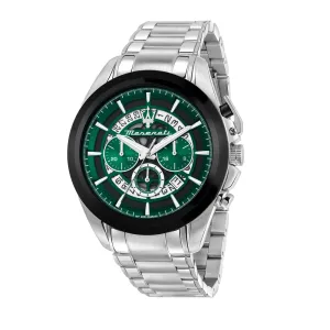 Maserati Traguardo  Men's Green Watch R8873612060