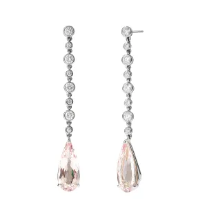 Mogul Gemstone Pear Earrings