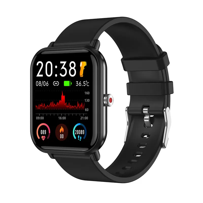 Newest Smartwatch Body Temperature Detection Fitness Tracker Watches Bluetooth Weather Forecast IP68 Waterproof Smart Watch