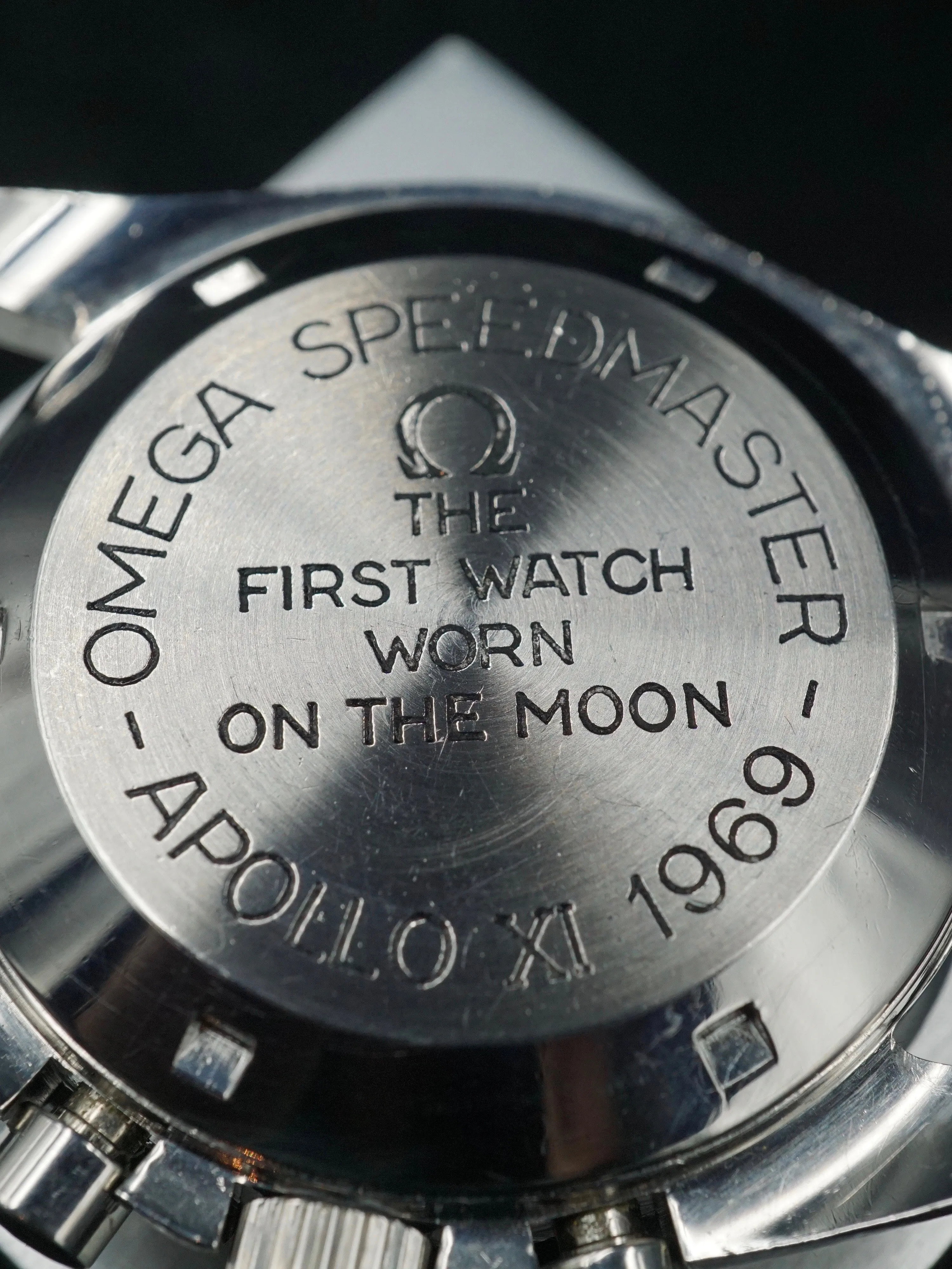 Rare 1972 OMEGA Speedmaster 145.022 Apollo XI 1969’ Straight Writing "Moon Watch" Case Back