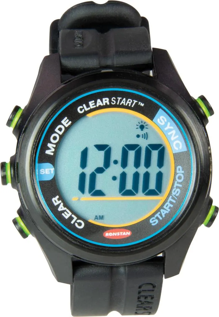 Ronstan ClearStart Sailing Watch, 40mm, Black RF4054A