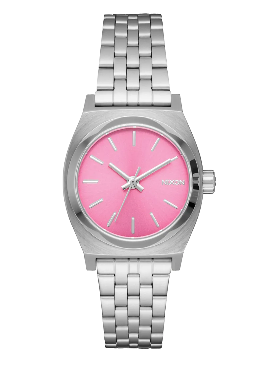 Small Time Teller - Silver / Pink