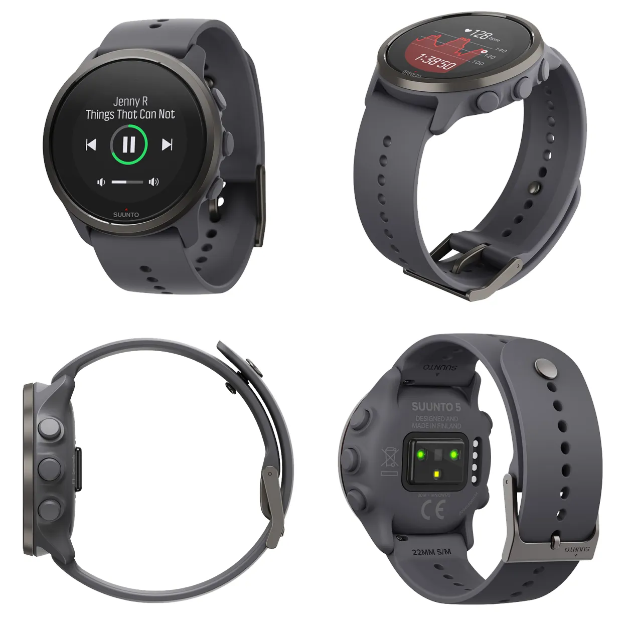 SUUNTO 5 Peak GPS Smartwatch 1.1 in. for Training, Exploring and Wellbeing