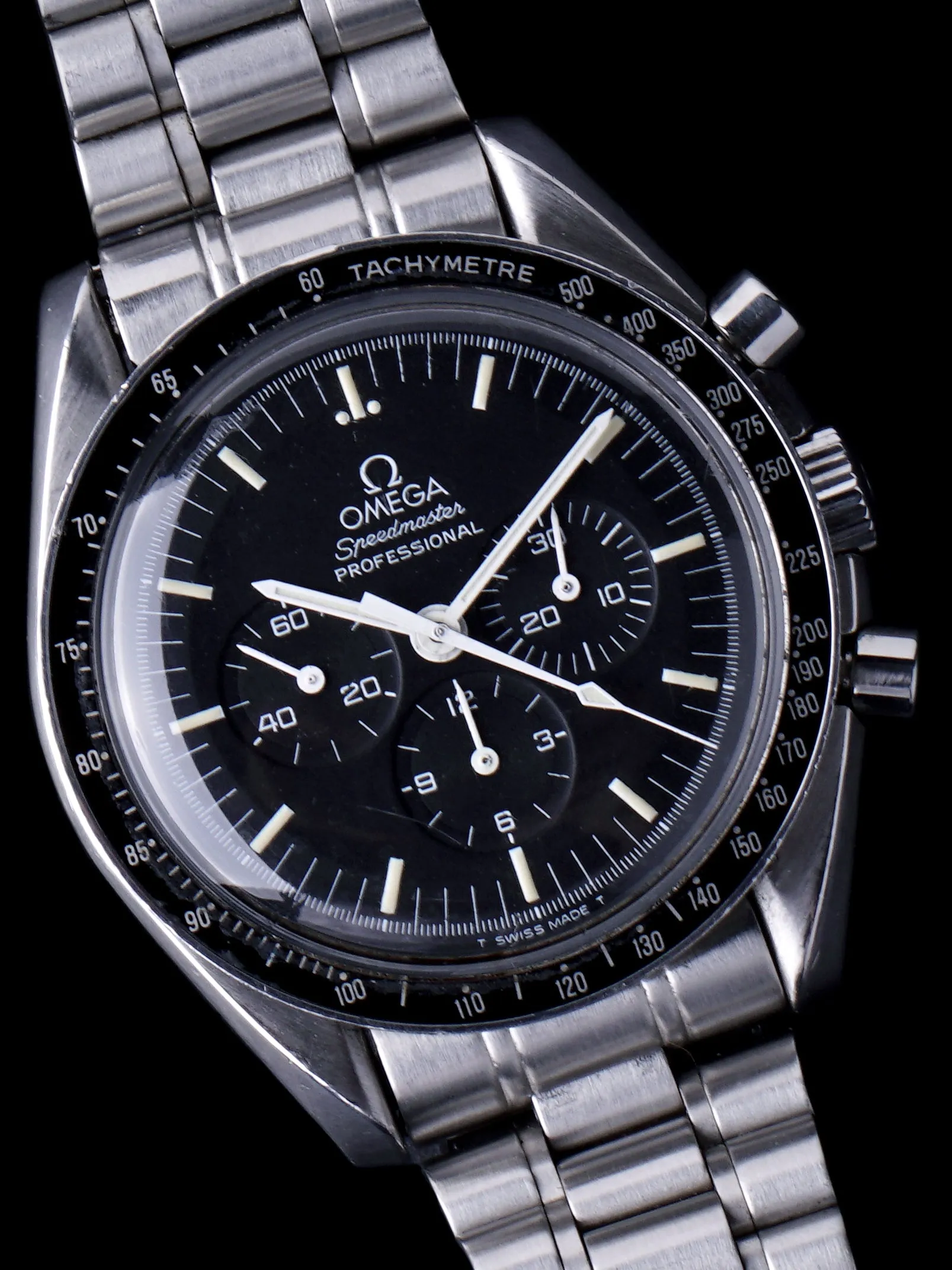 **Unpolished** 1985 OMEGA Speedmaster Professional (Ref. 145.022)