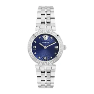 Versace Women 32 mm Size Blue Round Dial Analog Watch- VEOCA0124