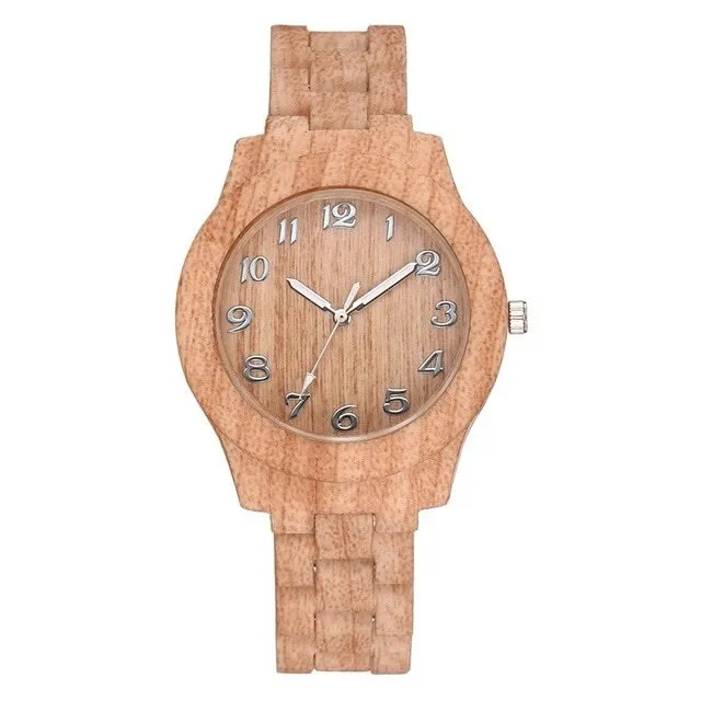 Women's Wooden Quartz Watch