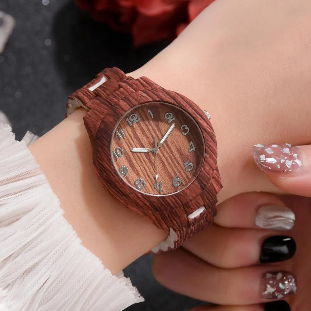 Women's Wooden Quartz Watch