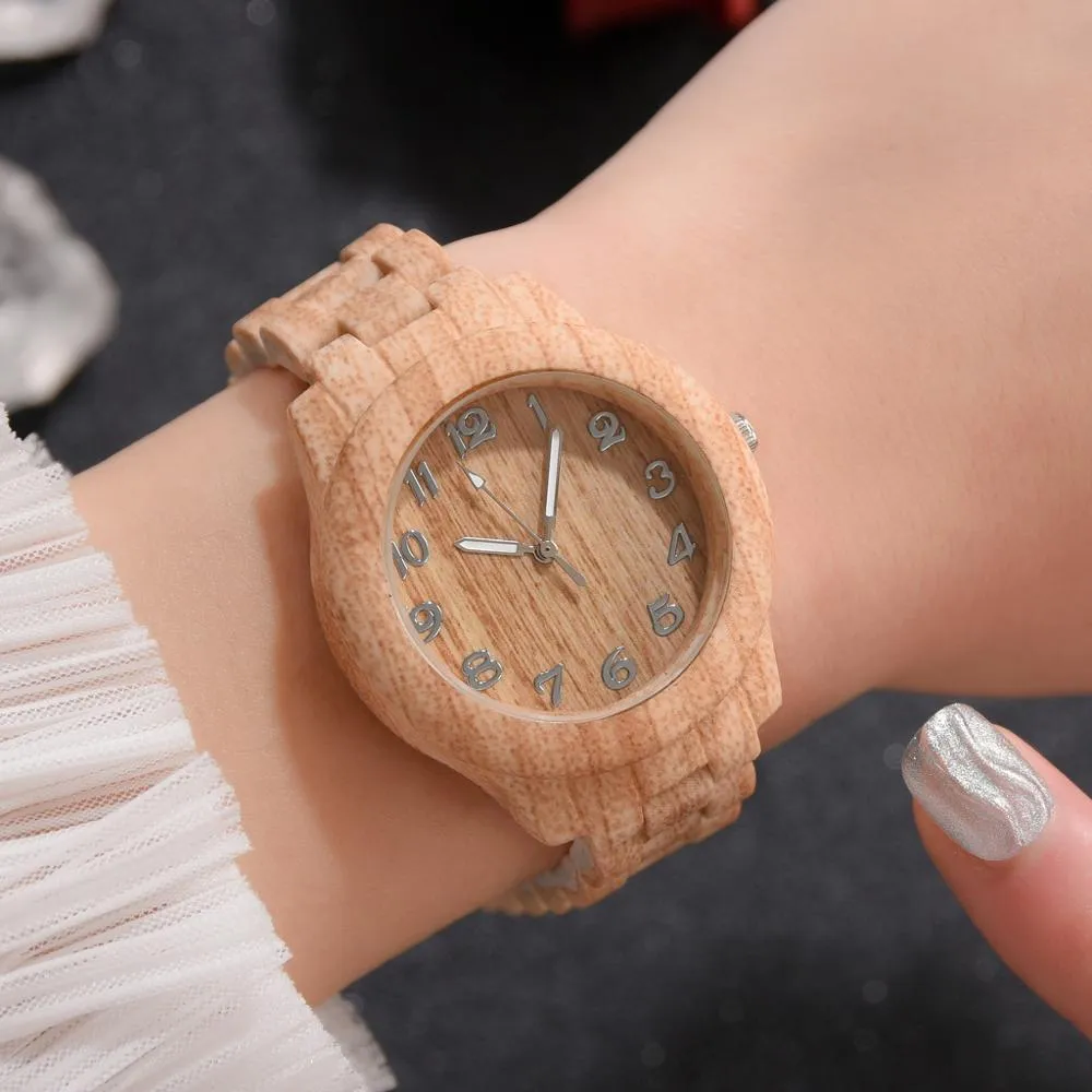 Women's Wooden Quartz Watch