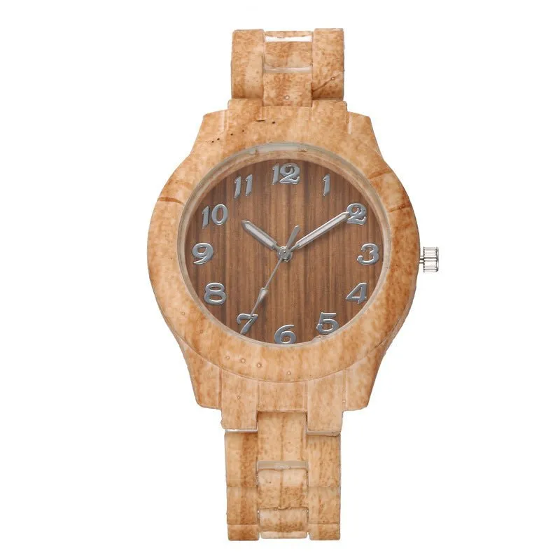 Women's Wooden Quartz Watch