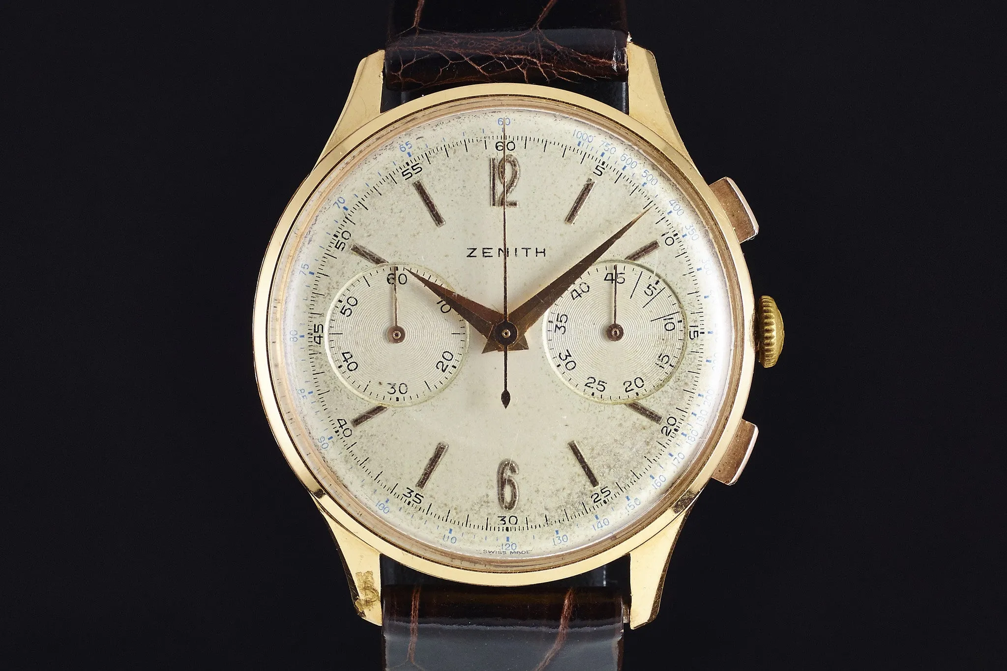 Zenith 18K Chronograph 156D - 1950s