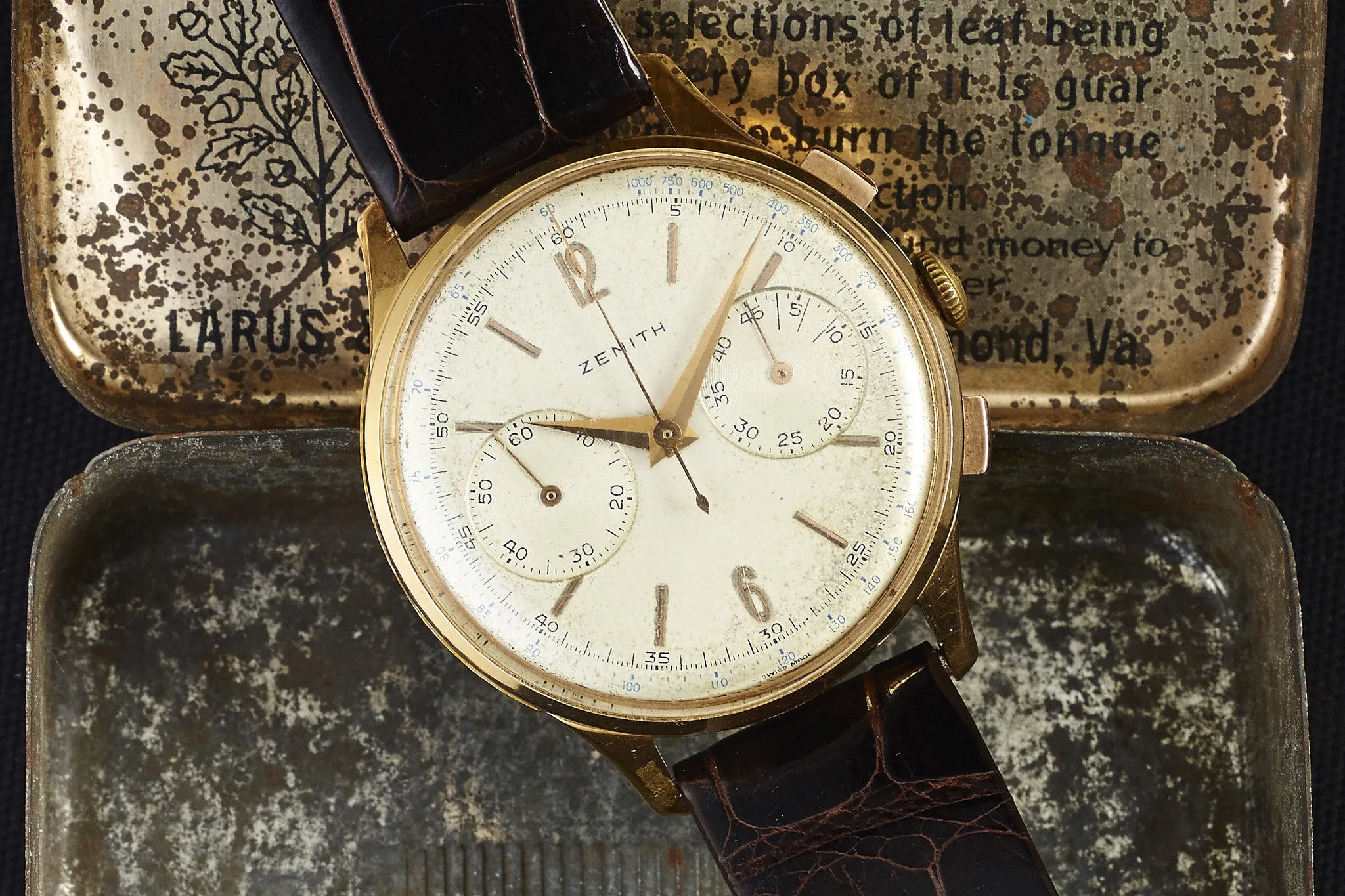 Zenith 18K Chronograph 156D - 1950s