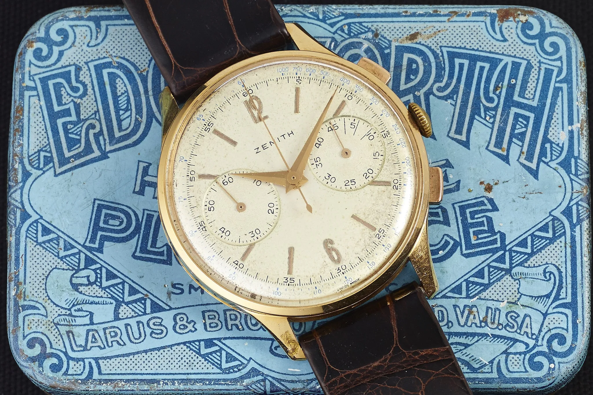 Zenith 18K Chronograph 156D - 1950s